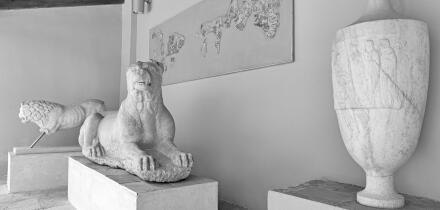 Molossian Hound, Keramikos Ruins Museum, Athens, Attica Region, Greece, Europe