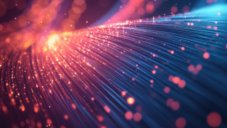 Ai-generated concept of fibre networks