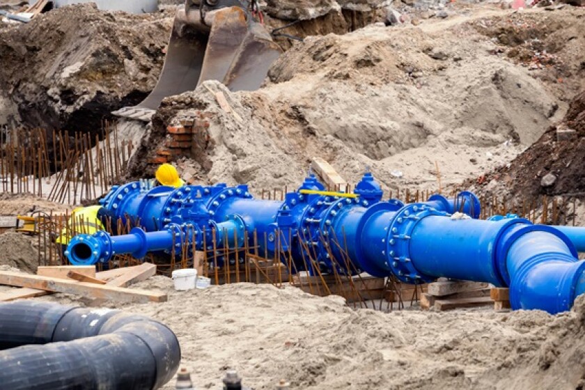 Water supply construction pipe from Alamy 17Sep24 575x375