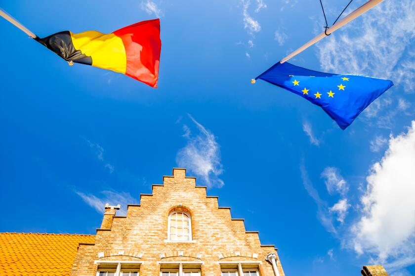 Belgium EU flags_alamy_13Sep22