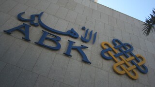 ABK - Al Ahli Bank of Kuwait Sign HQ Kuwait City