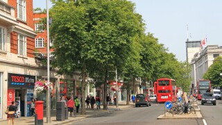 Kensington High Street, London, England, Great Britain, United Kingdom, UK, Europe