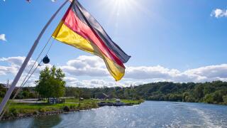 Germany flag sunshine green_alamy_31Aug22