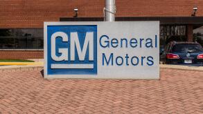 Marion - Circa April 2017: General Motors Logo and Signage at the Metal Fabricating Division. GM opened this plant in 1956 III