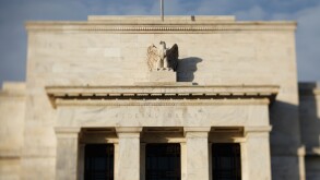 Federal Reserve building selective focus detail - Washington, DC