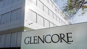 Entrance and company headquarters of Glencore Xstrata, the world's largest commodities trading firm, in Zug, Switzerland