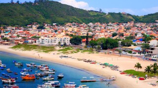 Arraial do Cabo city and beach. Rio de janeiro state, Brazil