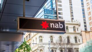 National Australia Bank NAB bank sign in Sydney,Australia