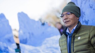 Hamm, Germany. 17th Mar, 2025. The Peruvian mountain farmer and mountain guide Saul Luciano Lliuya comes to the Higher Regional Court for the hearing of his climate lawsuit against the energy company RWE. Geoscientists and structural engineers appointed b
