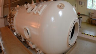 recompression chamber at DDRC PLymouth UK