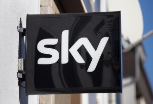 haiger, hesse/germany - 17 11 18: sky sign in haiger germany