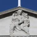 Statue on the Bank of England, London