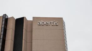 Headquarters of Spanish construction company Abertis in Madrid, Spain.