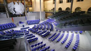 Inside the German Parliament, Deutscher Bundestag, Berlin Mitte, Berlin, Germany, Europe
