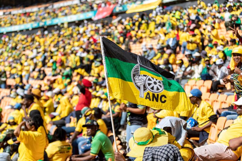 Johannesburg, South Africa. 25th May, 2024. Supporters of the African National Congress (ANC) participate in the party's final rally ahead of the upcoming election in Johannesburg, South Africa, May 25, 2024. Credit: Zhang Yudong/Xinhua/Alamy Live News