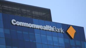 Logo of Commonwealth Bank of Australia CBA, one of the four largest bank in Australia