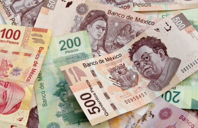 Mexico, peso, Santander, Mexican, bank, currency, EM, LatAm, 575