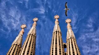 Spires of the Basilica of the Sagrada Familia