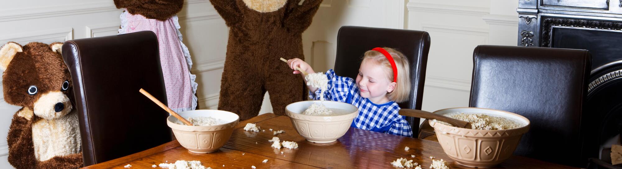 Goldilocks and the three bears