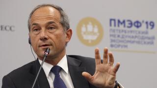 St Petersburg, Russia. 06th June, 2019. ST PETERSBURG, RUSSIA - JUNE 6, 2019: Societe Generale CEO Frederic Oudea at the 2019 St Petersburg International Economic Forum (SPIEF), at the ExpoForum Convention and Exhibition Centre. Sergei Karpukhin/TASS Host