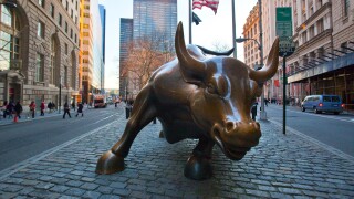 Wall Street Bull in Downtown Manhattan, NYC