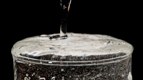 overflowing water glass