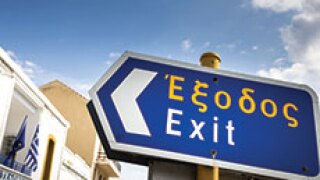 Greek exit