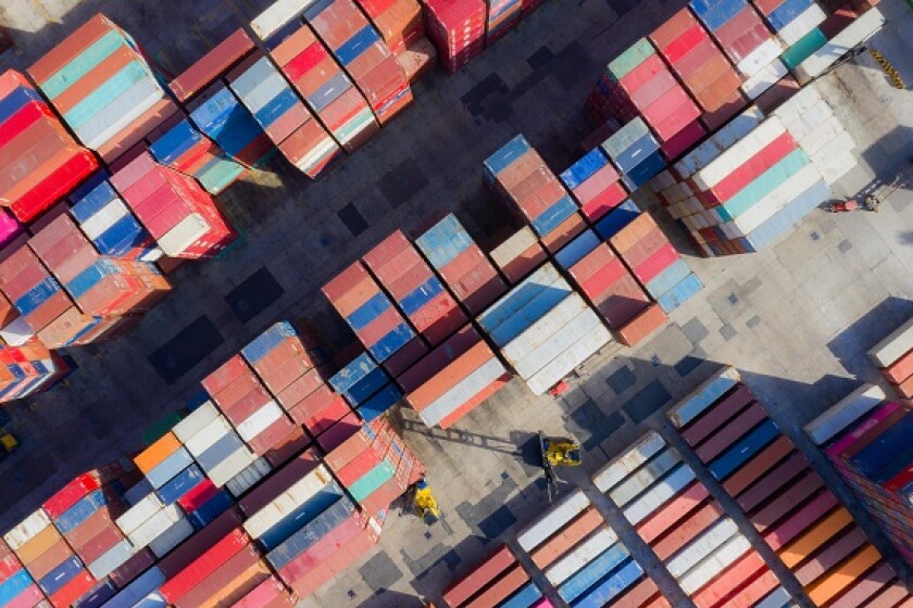 Shipping containers cover for SG RT Sept21 from Alamy 575x375