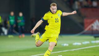 Dejan Kulusevski of Sweden during the FIFA World Cup 2022, Qualifiers Group B football match between Spain and Sweden on November 14, 2021 at La Cartuja stadium in Sevilla, Spain - Photo: Joaquin Corchero/DPPI/LiveMedia