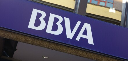 BBVA is a leading Spanish bank. Branch in Santa Cruz de Tenerife, Canary Islands