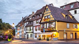 Traditional french houses in Petit Venice, Colmar, France