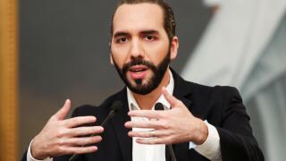El Salvador President Nayib Bukele speaks during a news conference in San Salvador, El Salvador September 24, 2020. REUTERS/Jose Cabezas