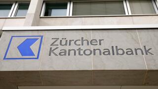 The logo of Zuercher Kantonalbank bank (ZKB) is seen at its headquarters at the Bahnhofstrasse in Zurich, Switzerland March 7, 2016.  REUTERS/Arnd Wiegmann