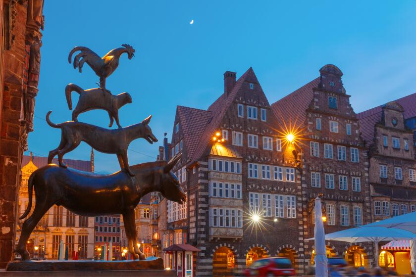 The Bremen Town Musicians in Bremen, Germany