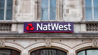 London, UK- May 5, 2022:The sign for NatWest Bank in London