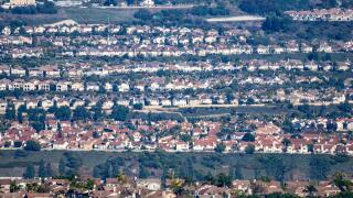 Housing developments in Orange County California USA