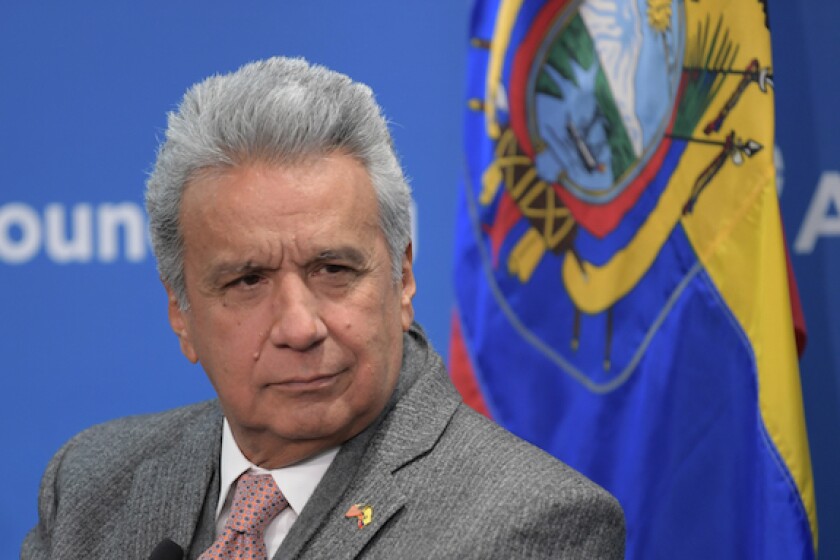 Ecuador, debt restructuring, Lenin Moreno, president, LatAm, 575