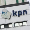 A logo sign outside of a facility occupied by KPN in Haarlem, Netherlands on October 5, 2015.