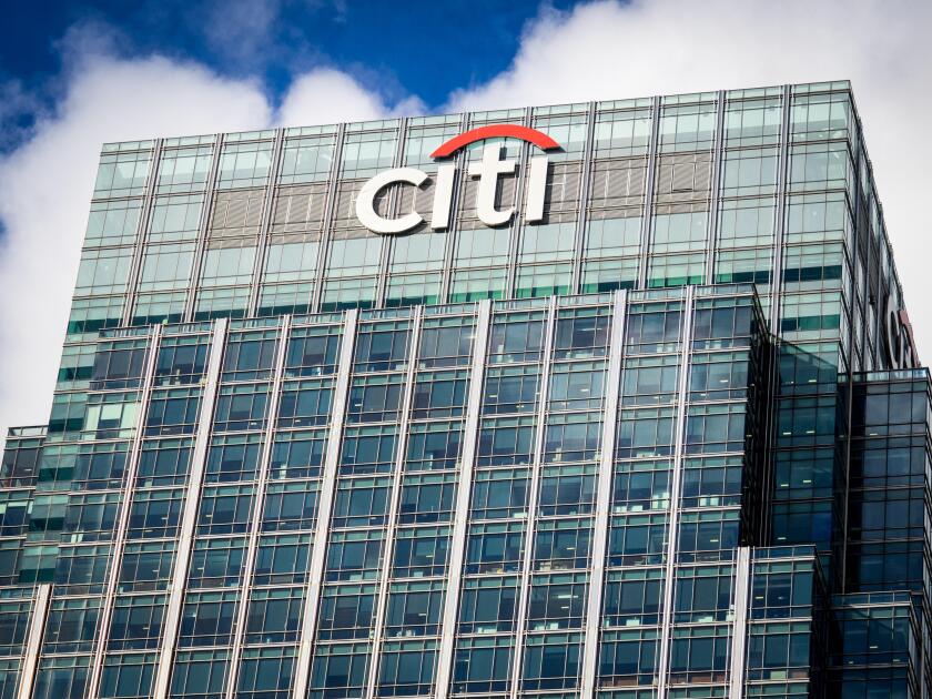 Citi Citibank Tower Canary Wharf East London UK