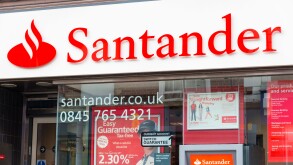 Santander Bank, UK.