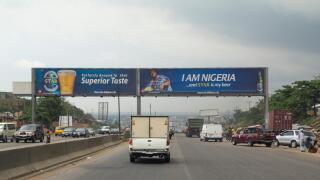 LAGOS, NIGERIA - MAY 11, 2012: Traffic jam in a Nigerian highway, near Lagos, the largest city in Nigeria