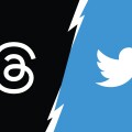 Casablanca, Morocco, 6 July 2023 , Threads app logo vs Twitter l