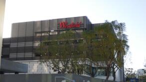 Century City California, USA 1st May 2020 A general view of atmosphere of Westfield Century City Mall during Coronavirus Covid-19 pandemic on May 1, 2020 in Century City, California, USA. Photo by Barry King/Alamy Stock Photo
