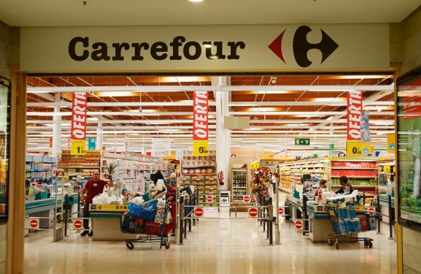 Carrefour supermarket in Spain