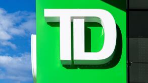 Toronto, Canada-26 July, 2021: TD Canada Trust bank, located in the Toronto business and financial center