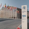 The European Investment Bank (EIB) offices in Luxembourg.  It was established in 1958 under the Treaty of Rome.