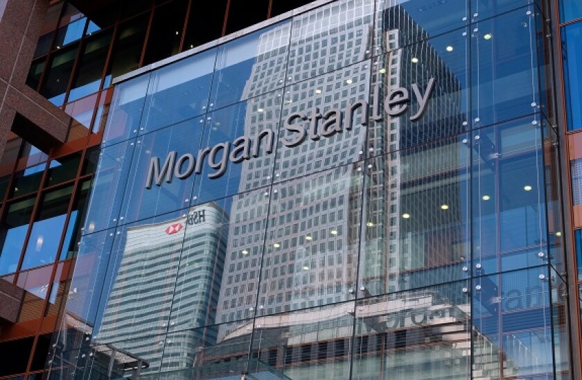 morgan stanley uk headquarters, canary wharf, london, england