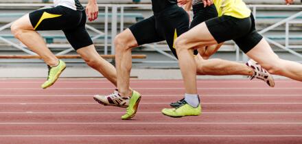 legs men athletes runners running race sprint in athletics