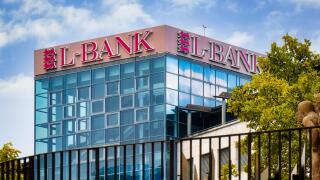 Building of L-Bank in Stuttgart, Germany