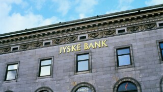 Exterior view of Jyske Bank building in Copenhagen Denmark    KATHY DEWITT. Image shot 08/2009. Exact date unknown.